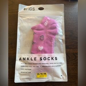 Figs Ankle Socks - Pink